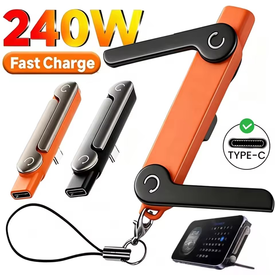 Type 2 Charger - 1/2/3 adetlik Type-C telefon şarj adaptörü,