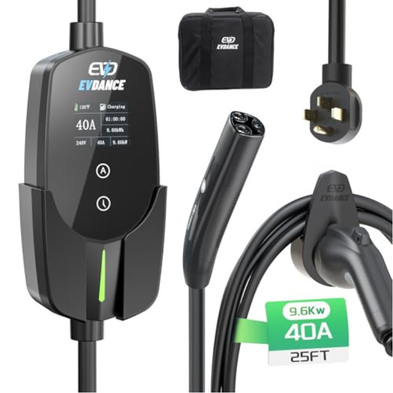 Portable Ev Charger - EVDANCE Taşınabilir Tesla EV Şarj Cihazı