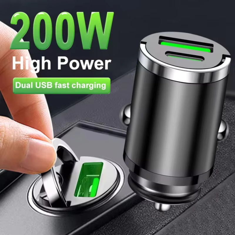 Ev Charger - 200W Mini Araç Şarj Cihazı iPhone