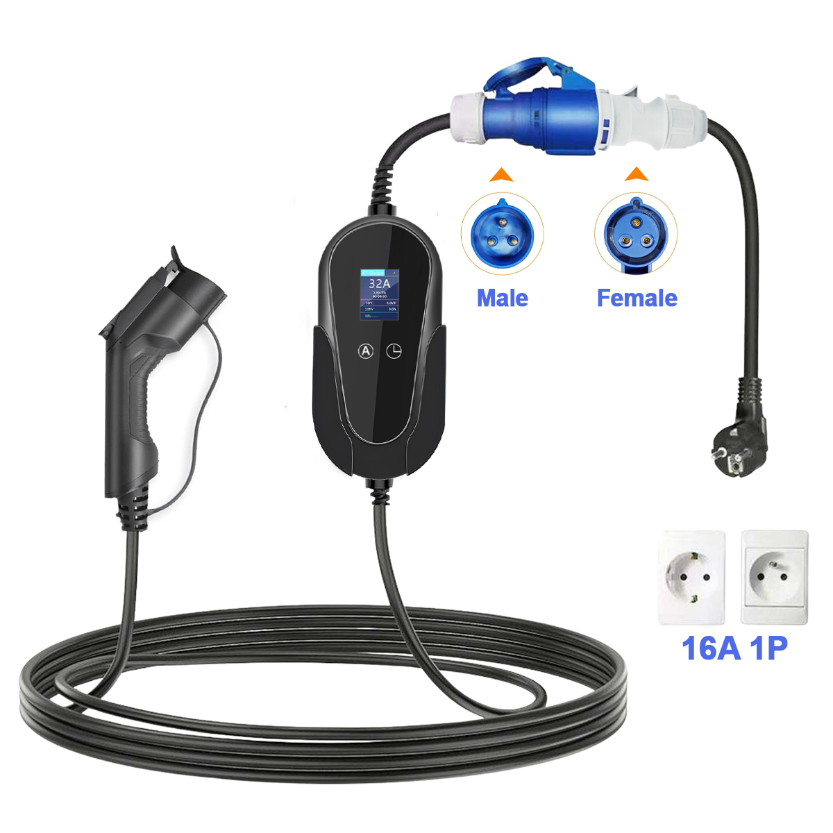 NTO Mavi CEE Dişi Priz 3 Delik - Ev Charger Adapter incelemesi ve fiyatı