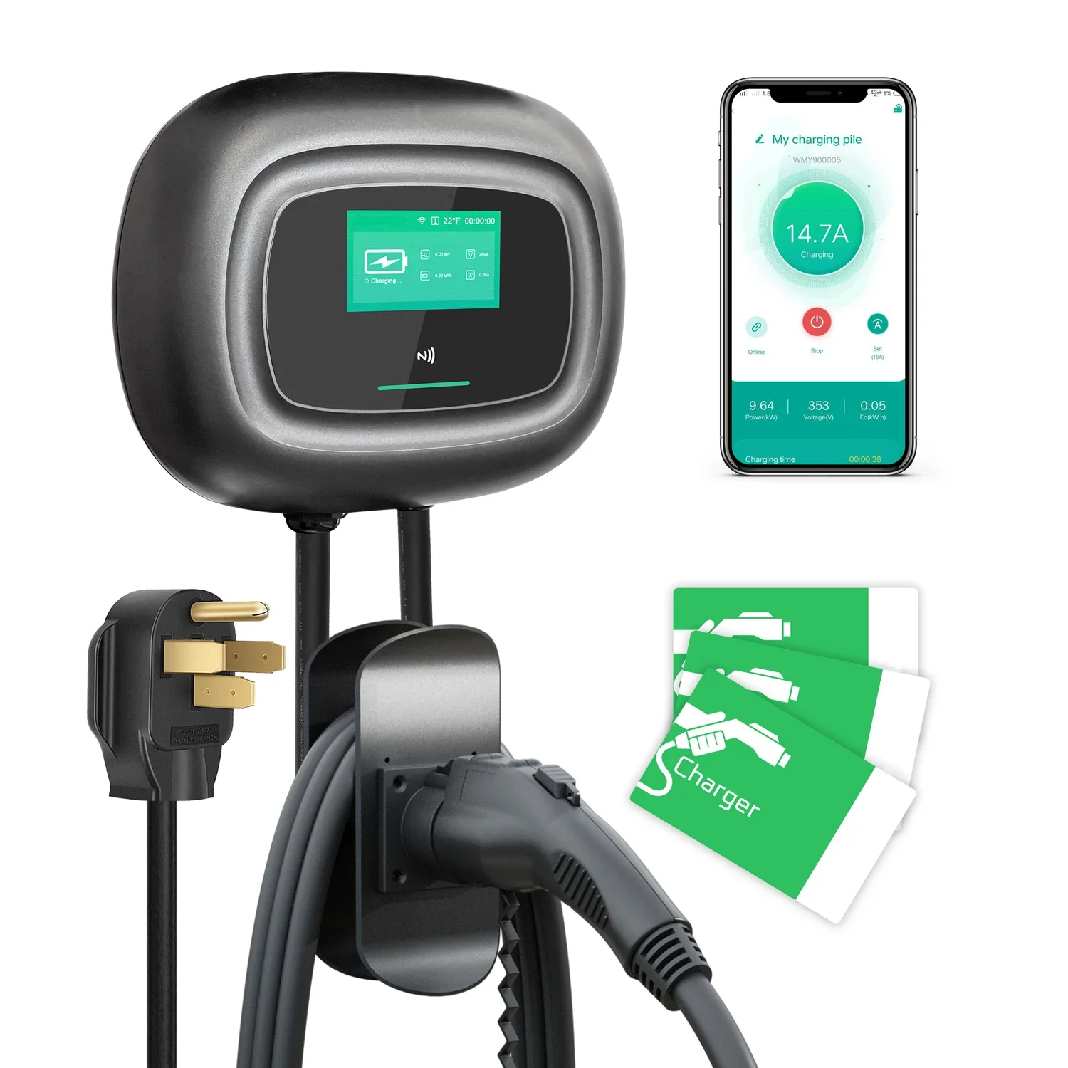 YENİ Khons Duvara Monte Elektr - Fast Ev Charger incelemesi ve fiyatı